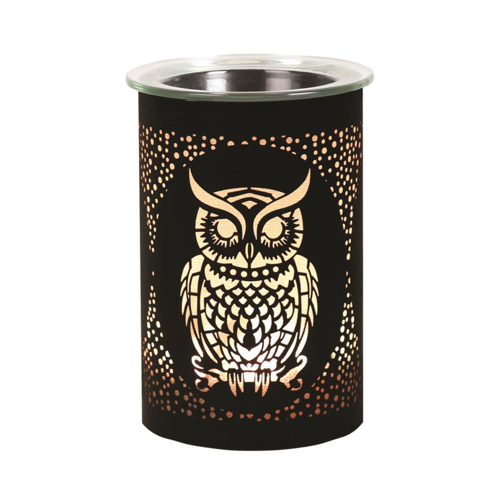 Aroma Black Owl Colour Changing Electric Wax Melt Warmer Extra Image 2